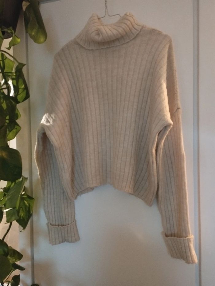 Pull crème/beige Df Young - photo numéro 2