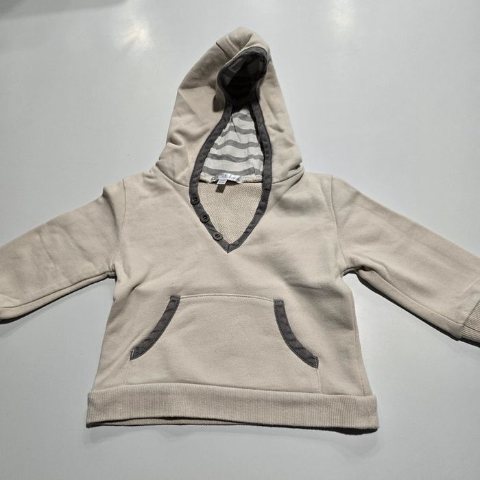 Pull à capuche - kitchoun - 9 mois