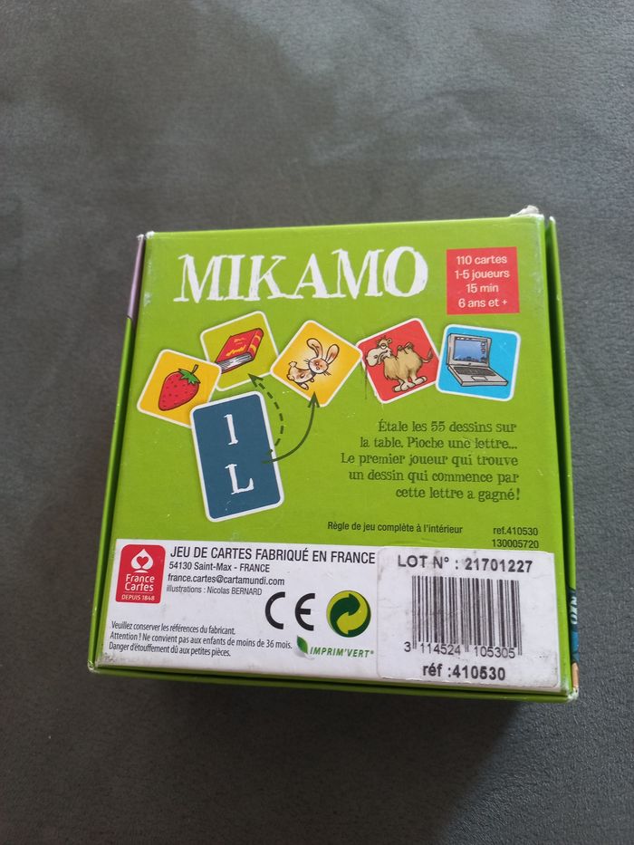 Mikamo France cartes jeu - photo numéro 3