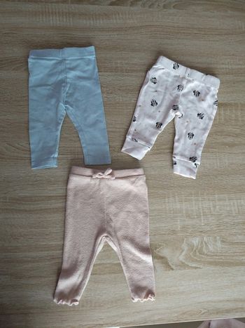 Lot 3 leggings 3 mois
