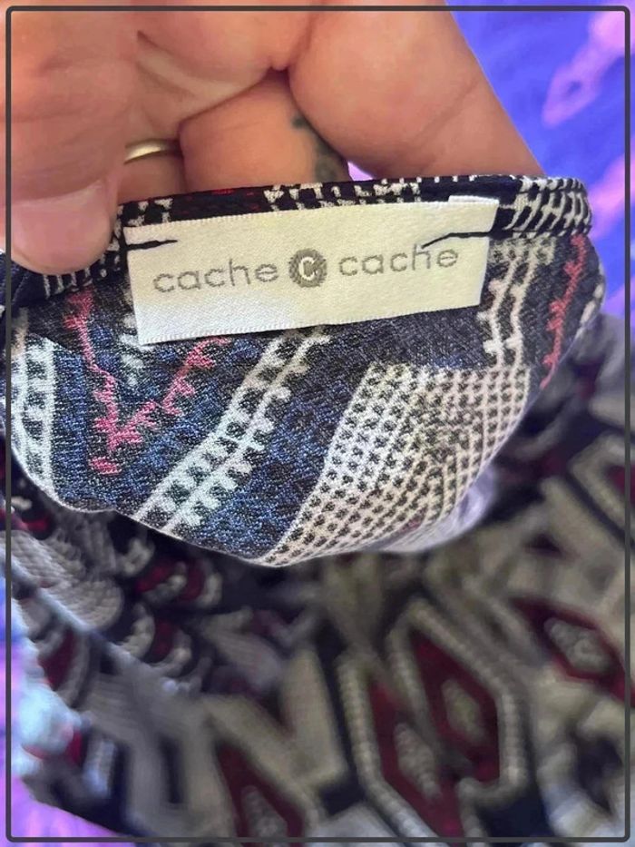 Blouse manche longue taille 42 marque cache cache * - photo numéro 3