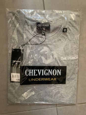 t shirt unis homme chevignon
