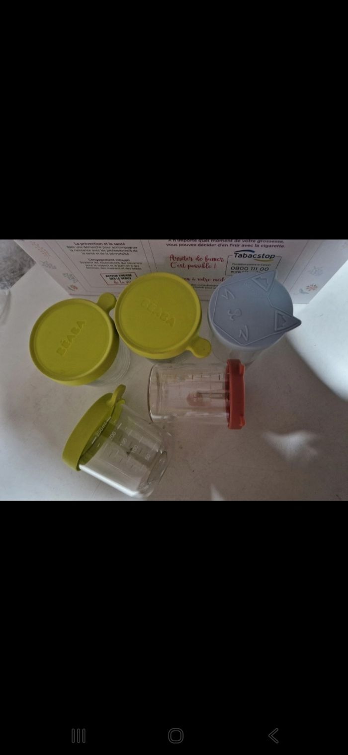 Pots en verre 250ml beaba/babymoov - photo numéro 2