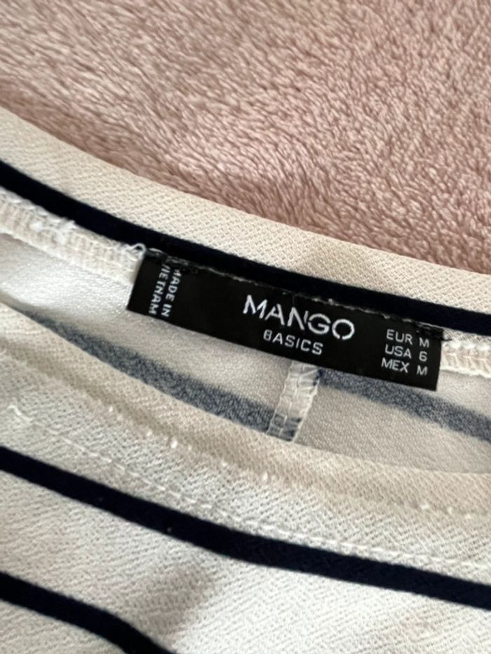 Robe Marinière Epaule Nue Mango - photo numéro 4