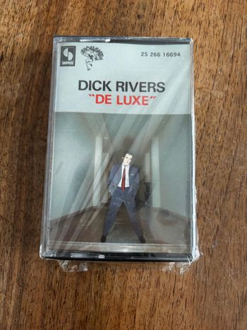 Rare cassette audio neuve sous blister Dick Rivers De luxe