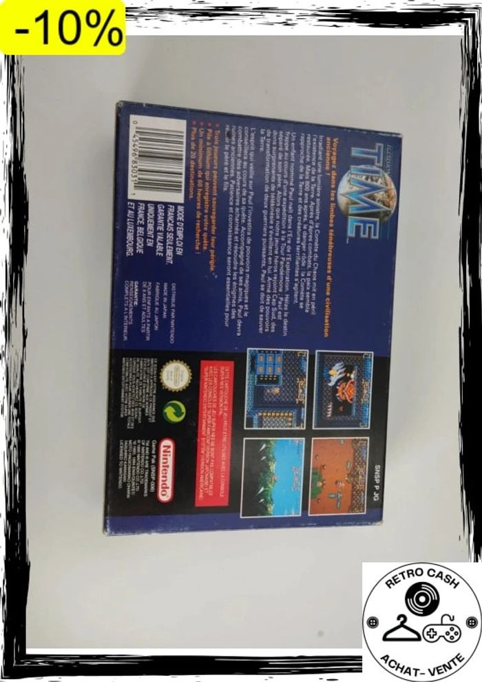 Illusion of Time / Super Nintendo SNES pal fr fah - photo numéro 5