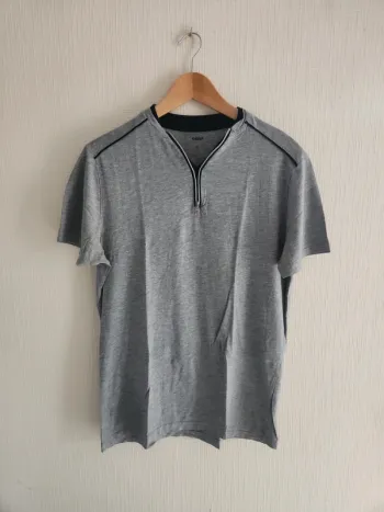 Tee-shirt manches courtes gris Celio L