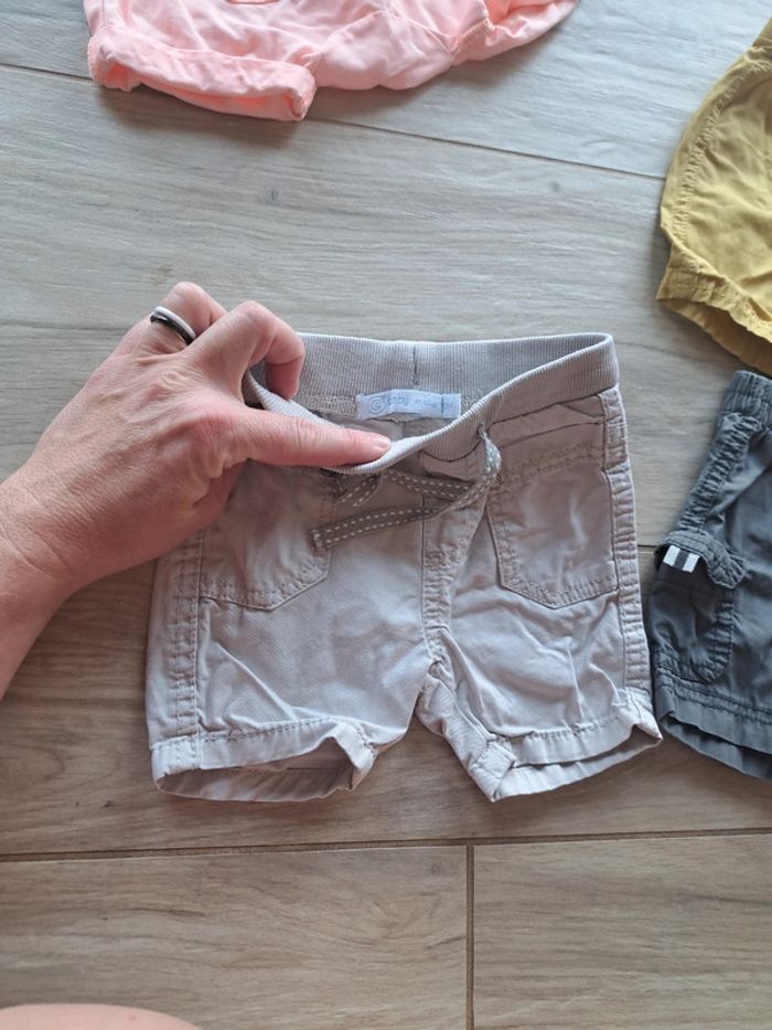 Ensemble 4 short 6 mois tape a l œil  gemo - photo numéro 3