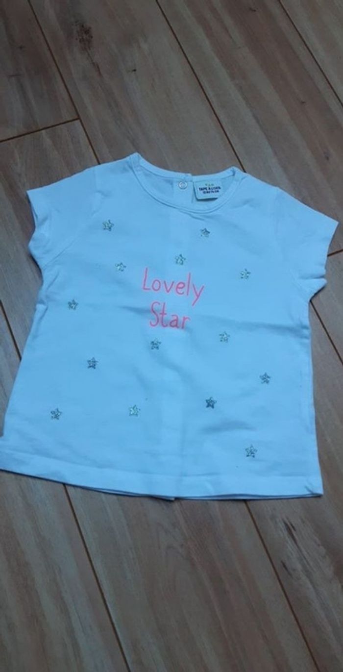 Tee-shirt manches courtes 12 mois