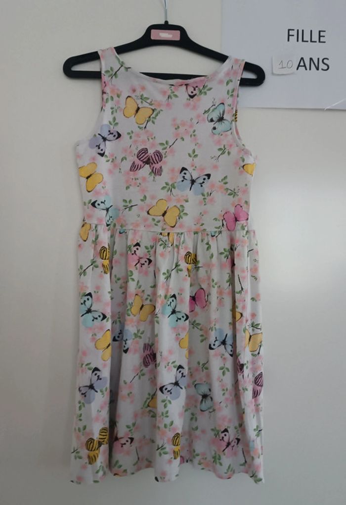Robe papillons 8/10 ans H&M - photo numéro 2