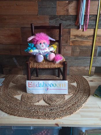 peluche Popples pom pom girl Vintage tbe
