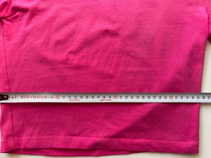 T-shirt femme fille court taille 36/S rose fushia marque Zara - photo numéro 4