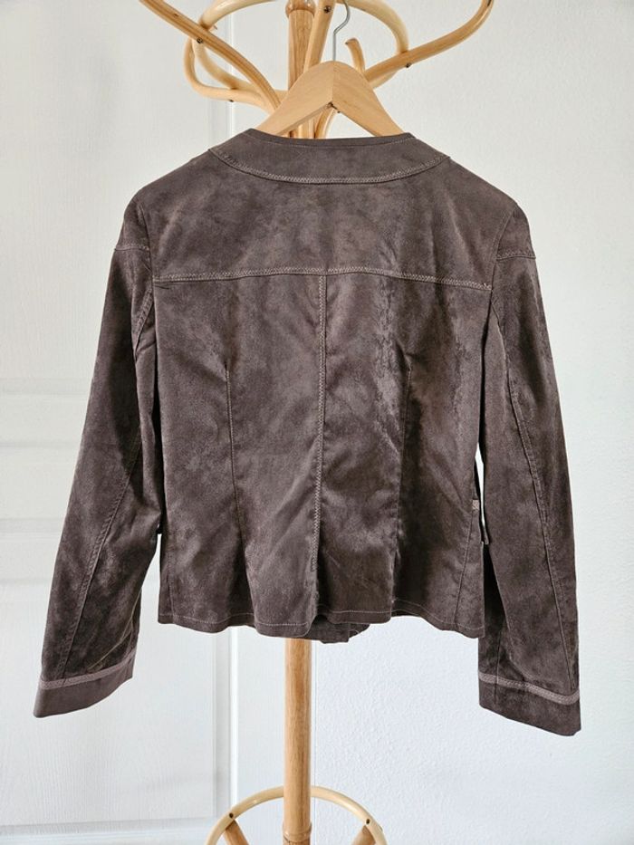Veste marron taille 38 Depeche Mode - photo numéro 3