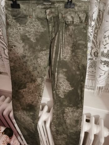 Pantalon à motifs élastique