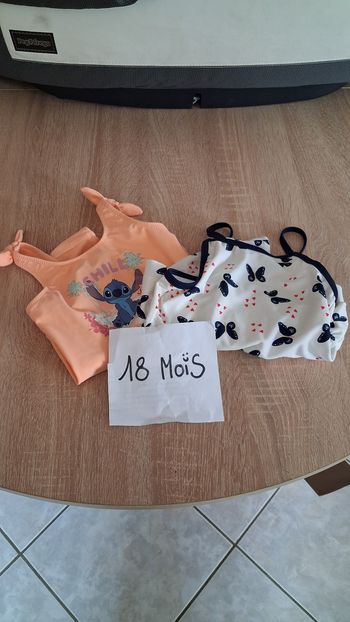 Lot maillots de bain 18 mois