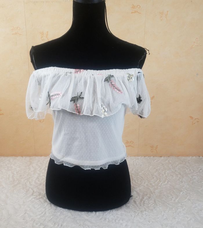 Joli haut H&M taille XS - photo numéro 2