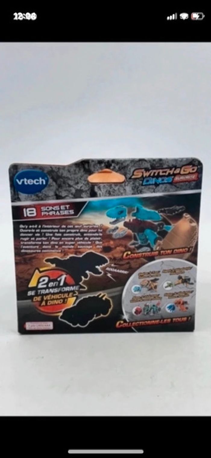 Switch And Go Dinos Surprise 2 en 1 Vtech neuf - photo numéro 3