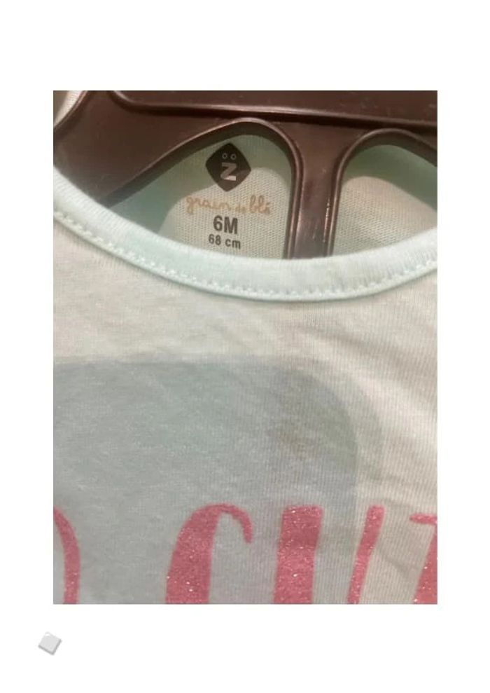 Lot t-shirt manches courtes été - 6 mois - photo numéro 5