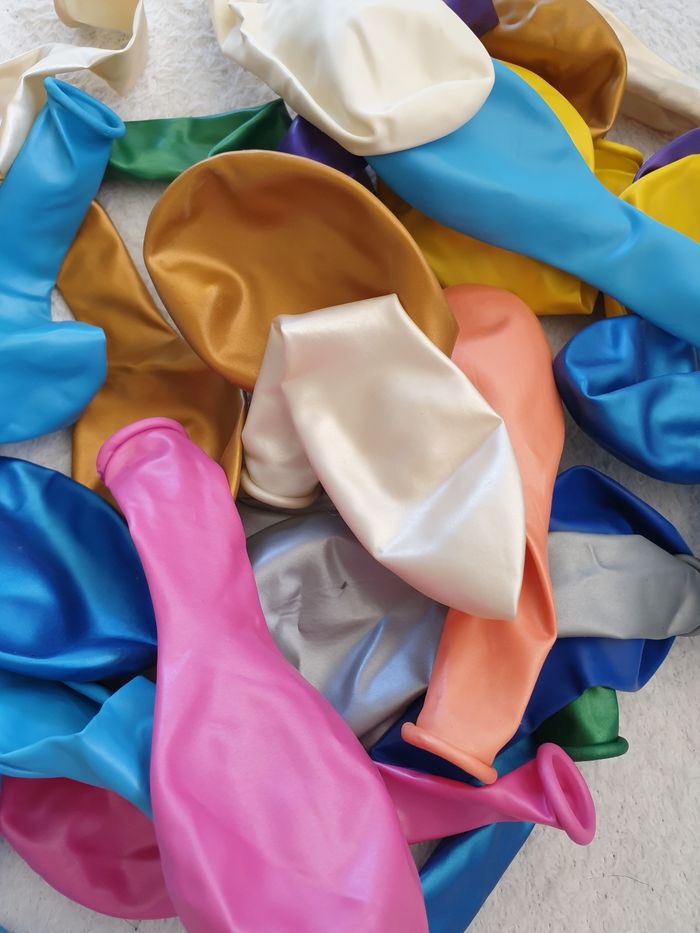 Lot de 30 ballons métalliques à gonfler neuf - photo numéro 2