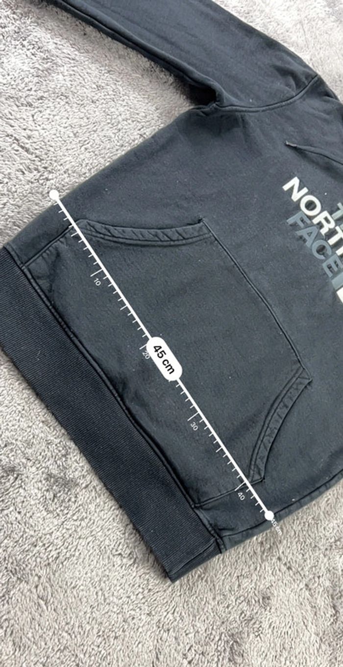 Pull sweat à capuche The North Face logo brodé Noir Taille S - photo numéro 4
