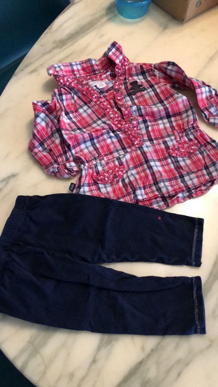 Ensemble lulu castagnettes 18mois