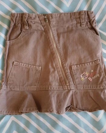Jupe en.jean marron 2ans