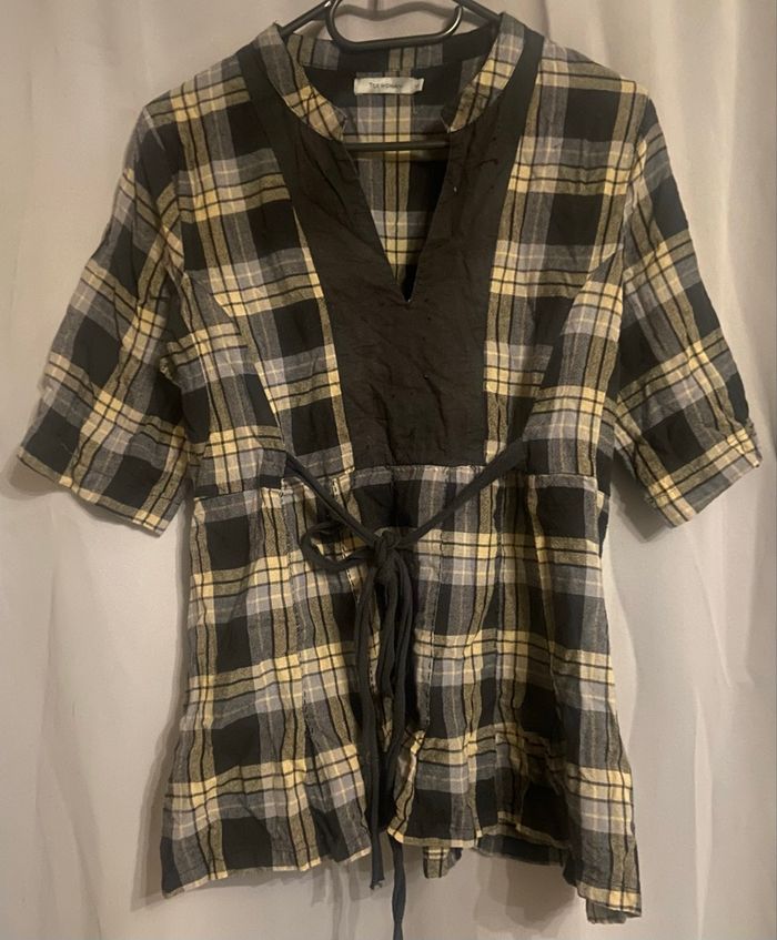 Bouse à carreaux »Tex »mi-manches