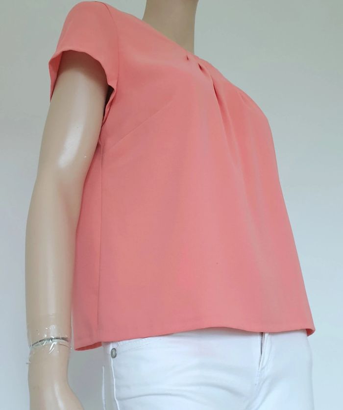 Blouse Abricot Scottage T.38 - photo numéro 3