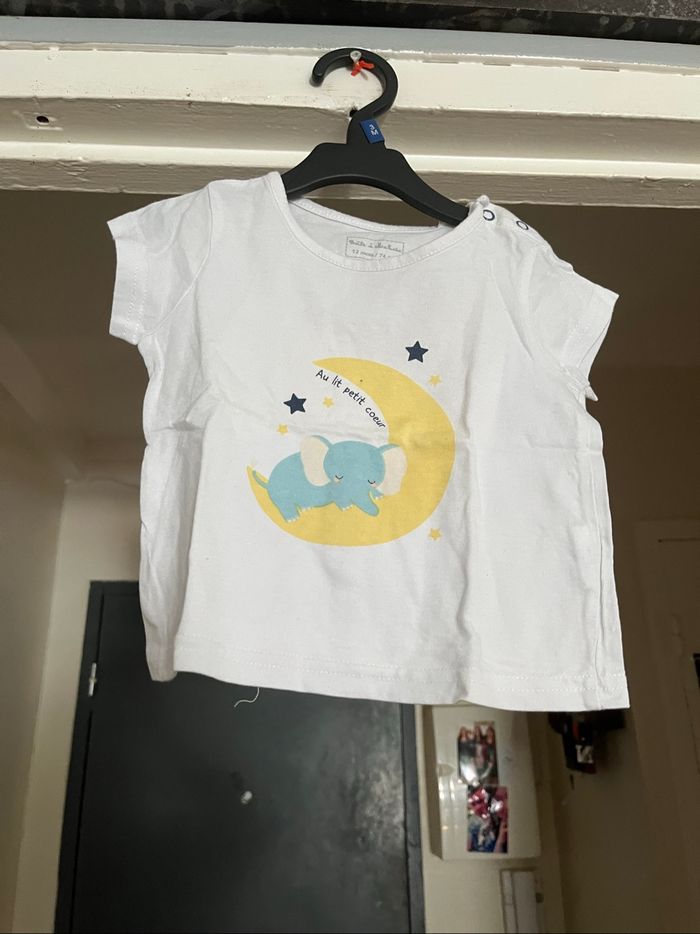 T-shirt garçon 12 mois boîte à malices