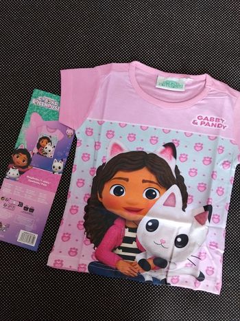 Tee-shirt fille Gabby’s Dollhouse neuf 3 ans 