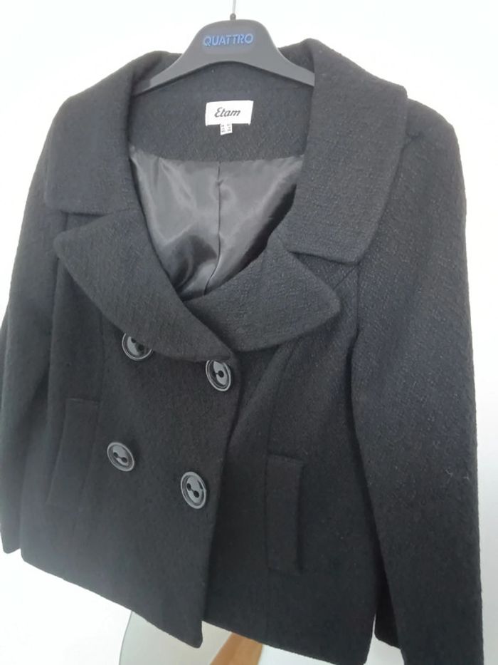 Veste courte noire chaude T38/40 - photo numéro 2