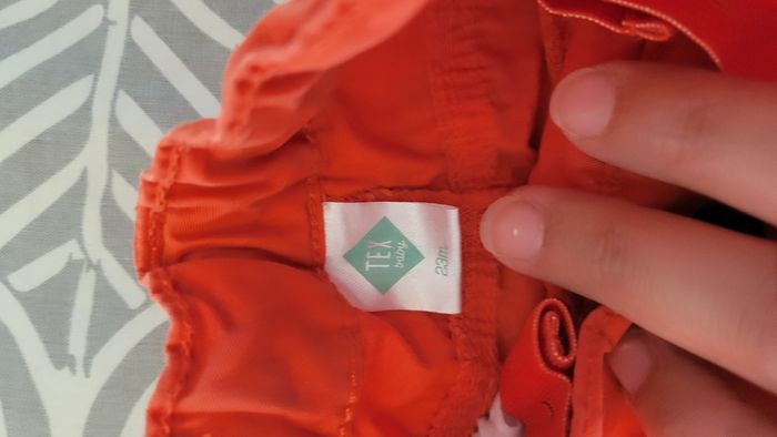Pantalon orange pétant 2ans - photo numéro 2