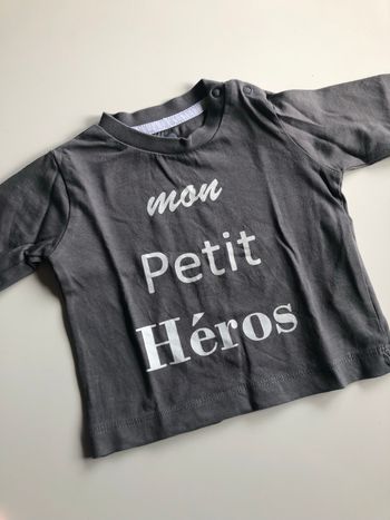 Pull gris bébé garçon