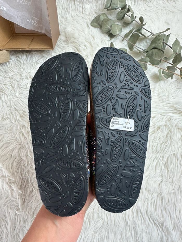 Paire de tong pailletées Plakton taille 32 - photo numéro 8