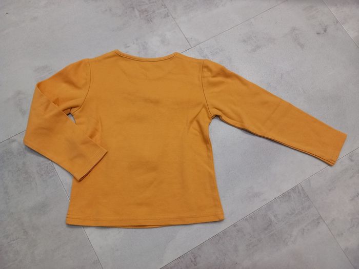 T-shirt moutarde, manches longues, fille 3 ans - photo numéro 5