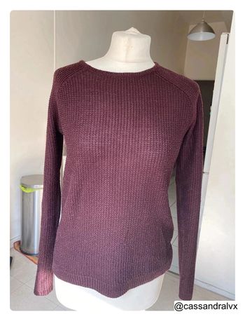 Pull bordeaux