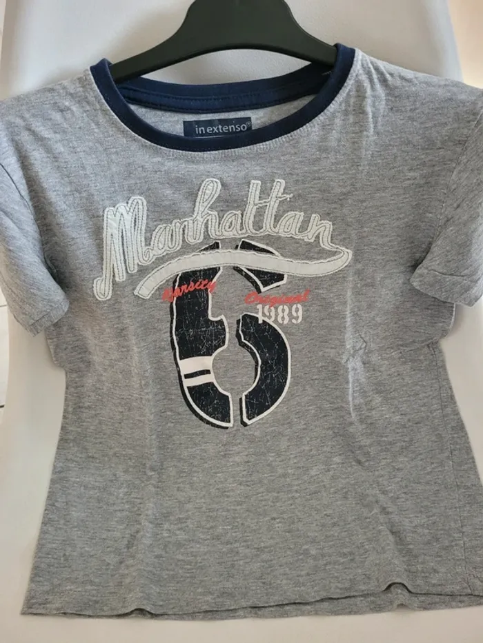 Lot tee-shirts manches courtes garçon In Extenso - photo numéro 10