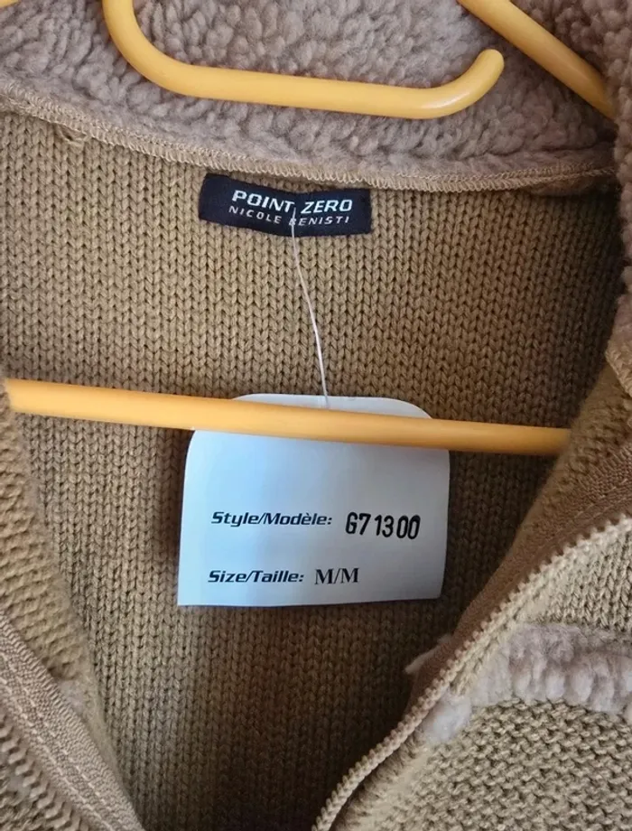 Veste moumoute sherpa taille M point zero - photo numéro 2
