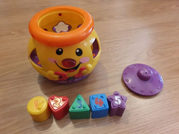 boîte à cookies chiffres et formes fisher price - photo numéro 4