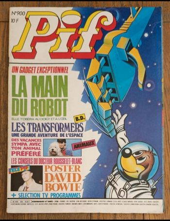 Ancien magazine Pif N°900 1986 vintage