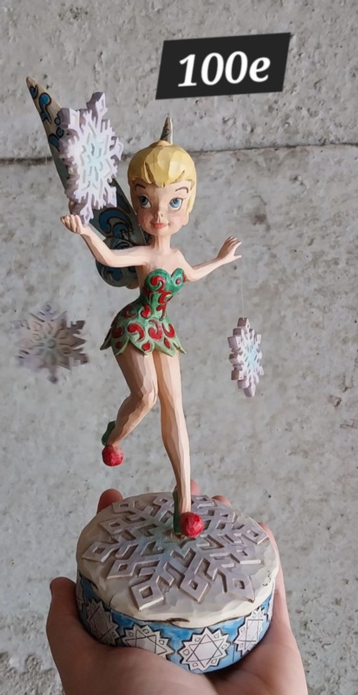 Figurine fee clochette flocon de neige
