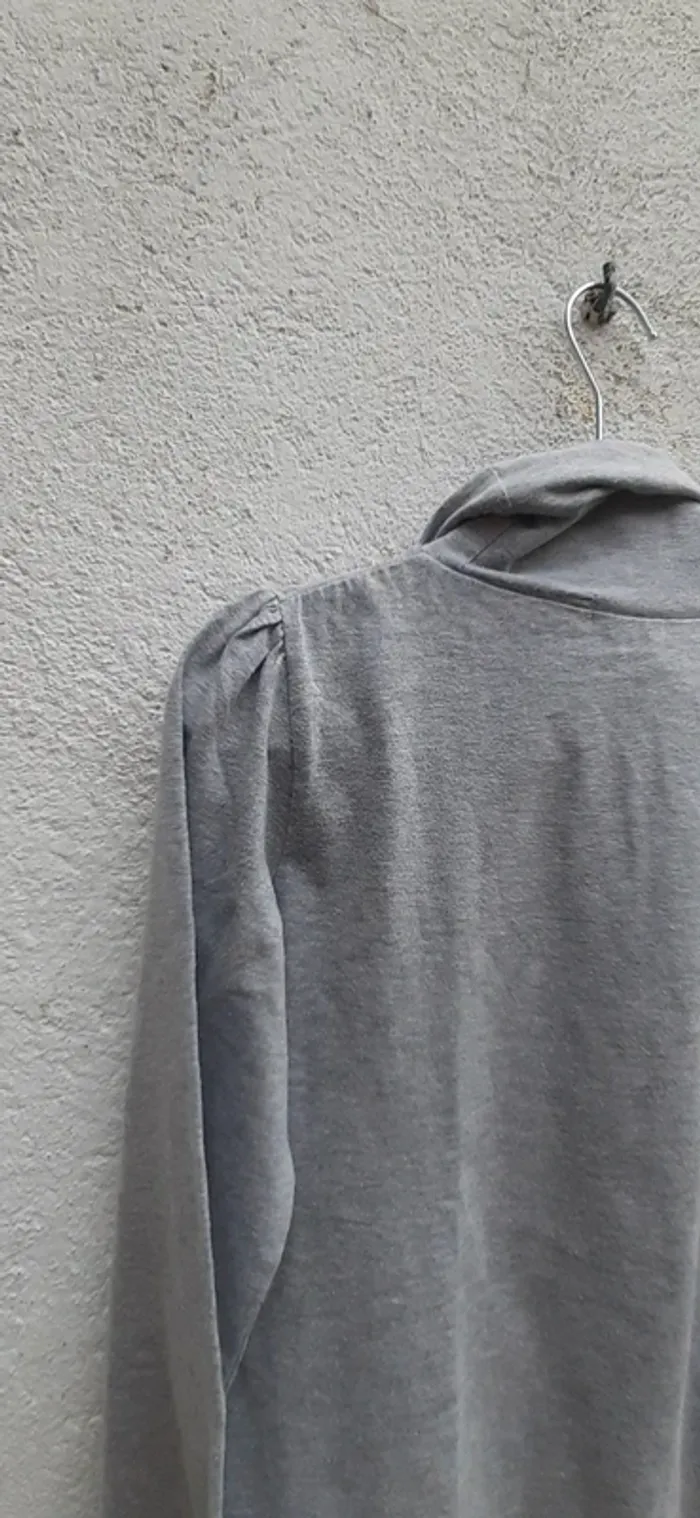 Haut col roulé 150 cm gris - photo numéro 3