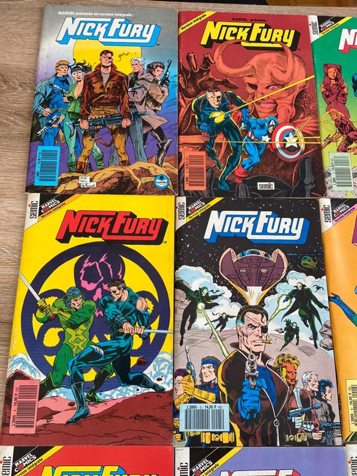 Collection complete numéro 1 a 9 nick fury version intégrale semic année 90 - photo numéro 6