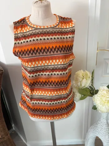 Débardeur broderie T.L