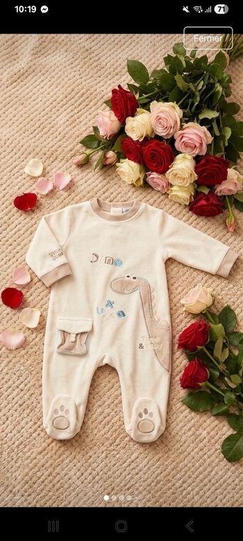 Joli petit pyjama dinosaure 6mois 