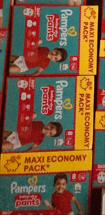Pampers pants taille 8