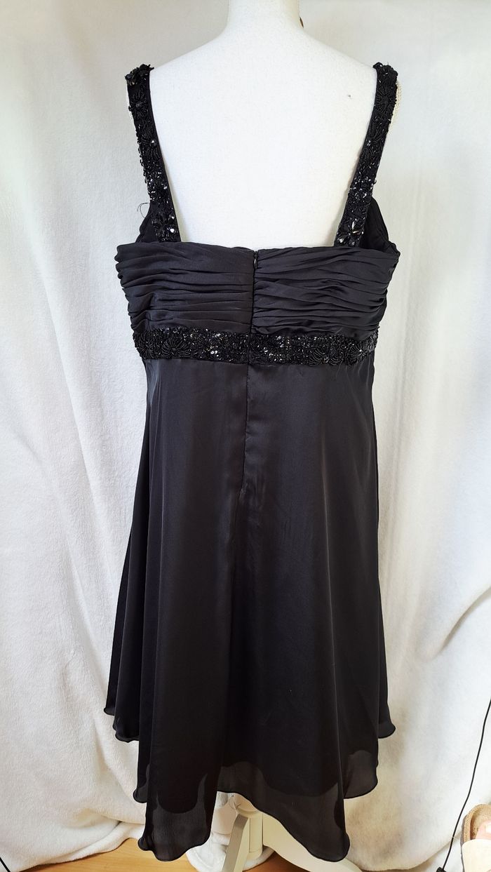 Robe soirée ou cérémonie taille 50 noir perle jujube et Christine - photo numéro 6