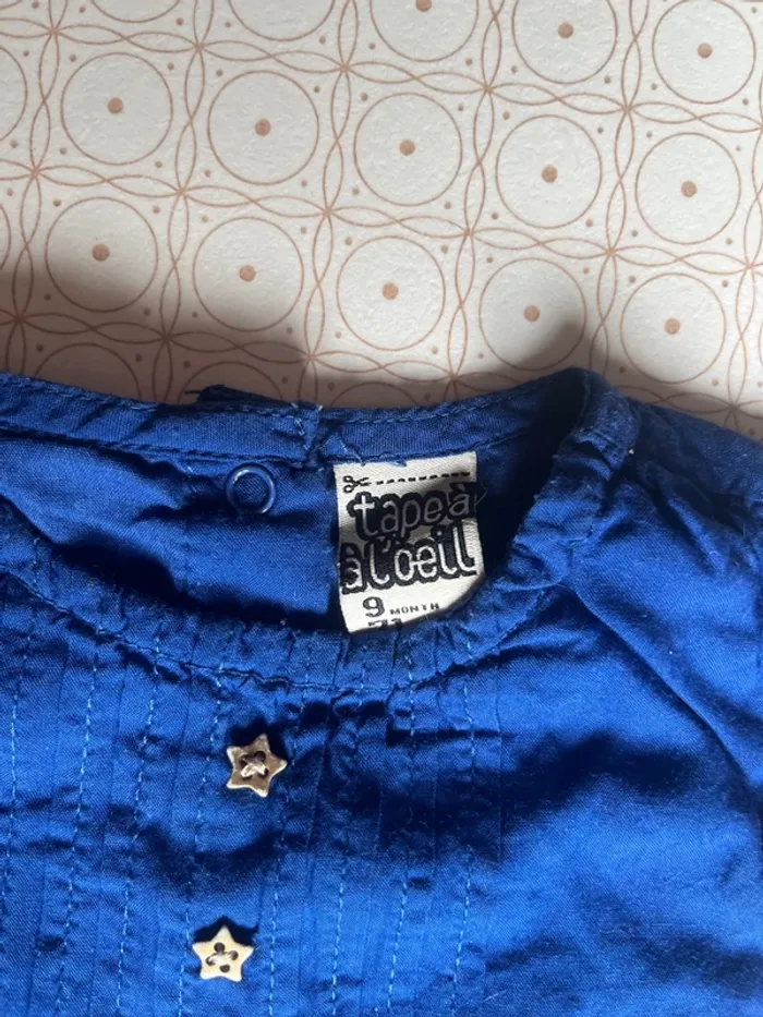Robe bleu tao 9 mois - photo numéro 3