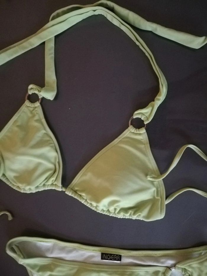 Maillot de bain 2 pieces vert clair 40 42 - photo numéro 2
