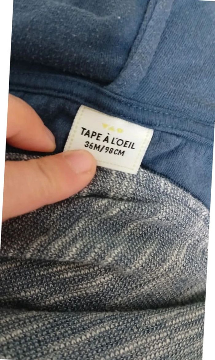 Gilet zippé tape à l'œil 36m - photo numéro 3